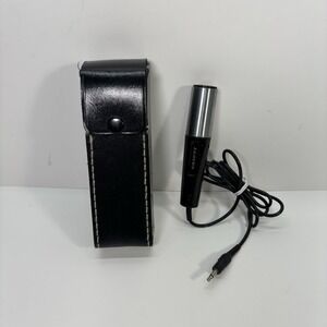 Vintage‎ Lloyd's handheld microphone for portable recorder 1960s 1970s w/ Case